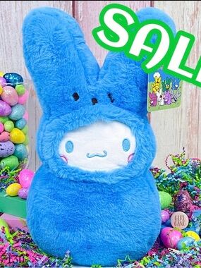 Easter Sanrio Cinnamoroll × Peeps Bunny 12” Large Plush Stuffed Animal NWT 2026